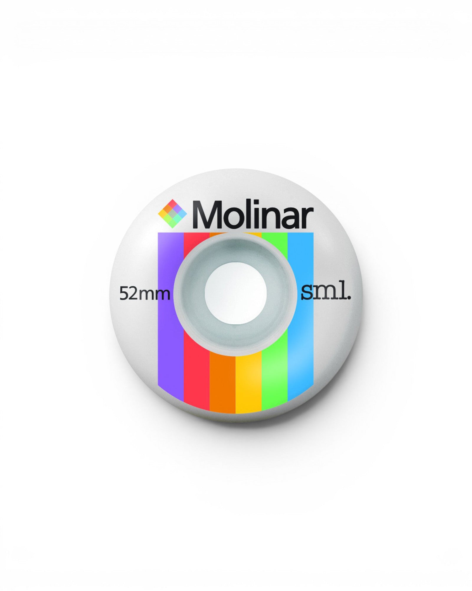 SML Wheels 52mm (99A) Raymond Molinar 'Polaroids' Wheels (White)