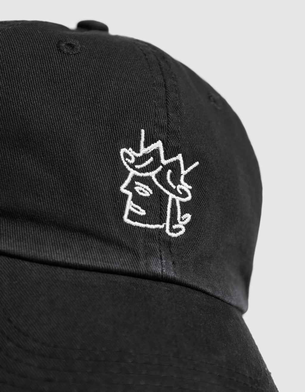 VICTORIA 'Queenhead Logo' Cap (Black)