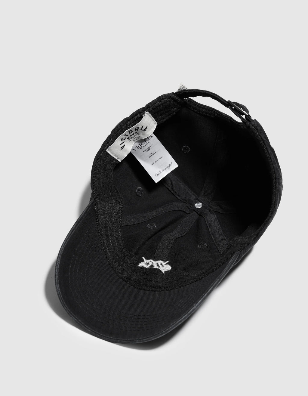 VICTORIA 'Queenhead Logo' Cap (Black)