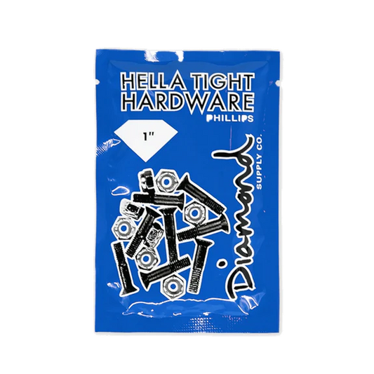 Diamond Hella Tight Phillips Hardware 1" Silver