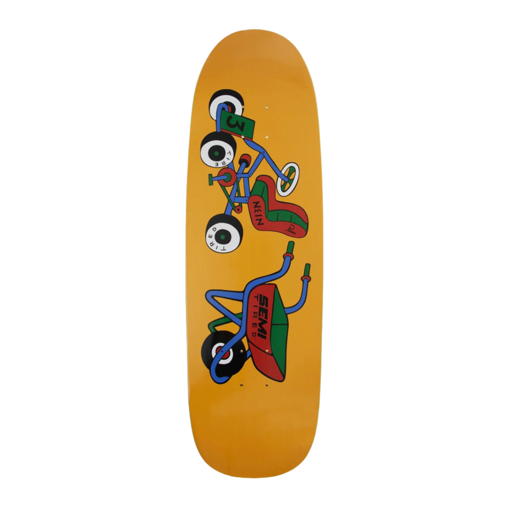 Tired Skateboards 9.23" 'Semi Tired Board Cigar' Deck