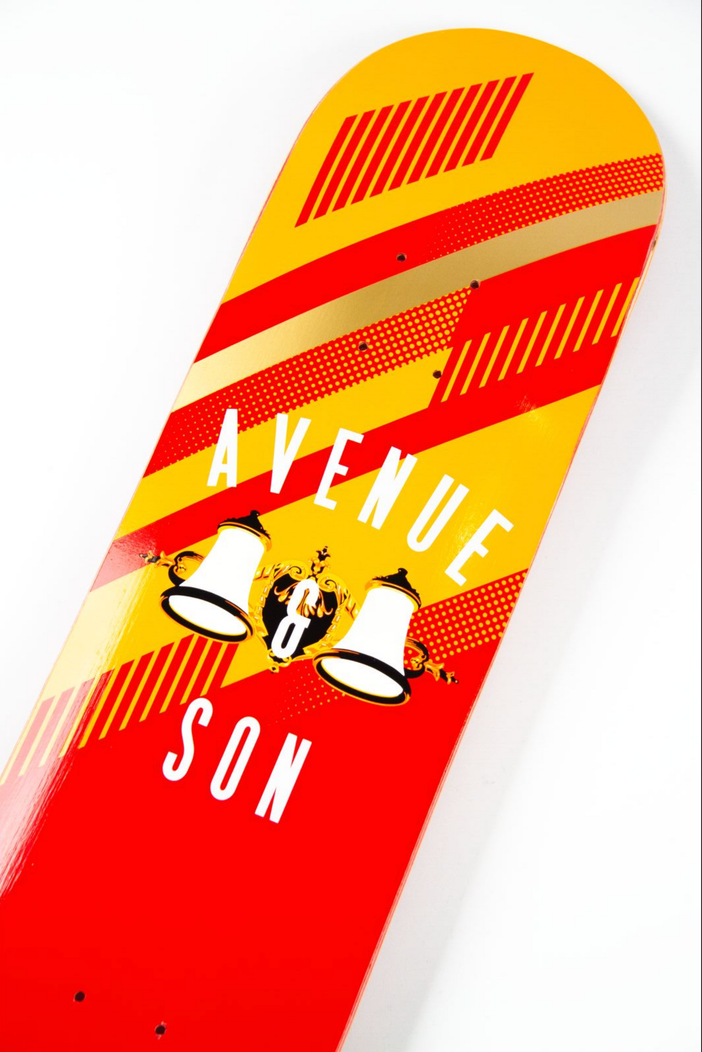 Avenue & Son "Lamp Logo Fiberglass" Deck (8.0) (Red)