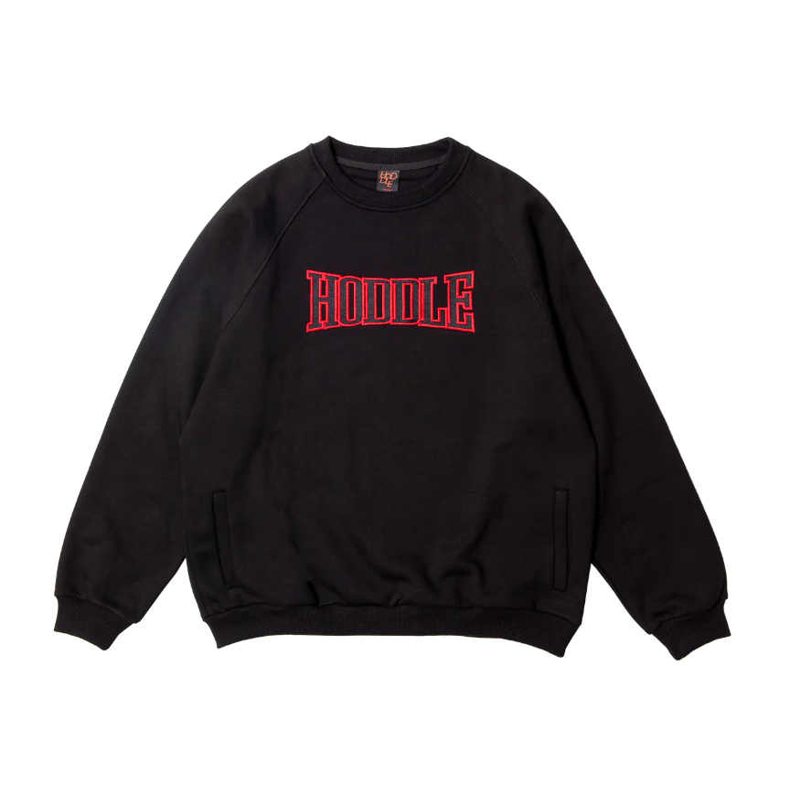 Hoddle Skateboards 'Satellite' Crewneck (Black)
