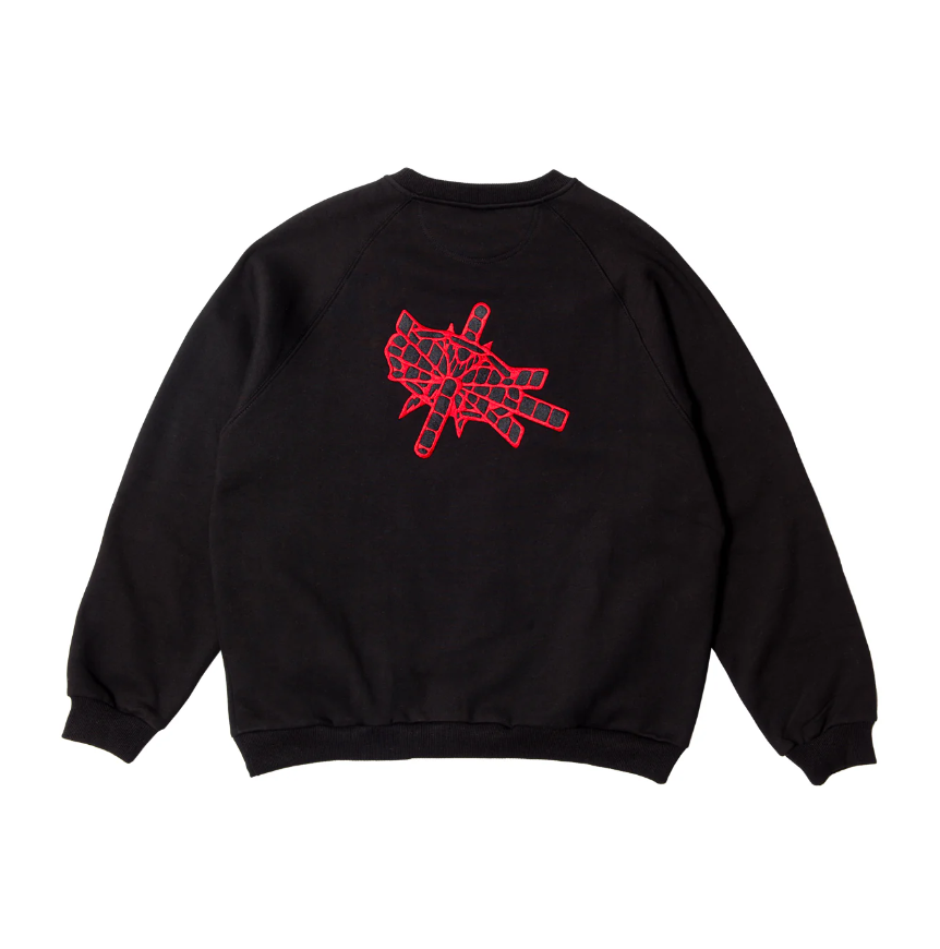 Hoddle Skateboards 'Satellite' Crewneck (Black)