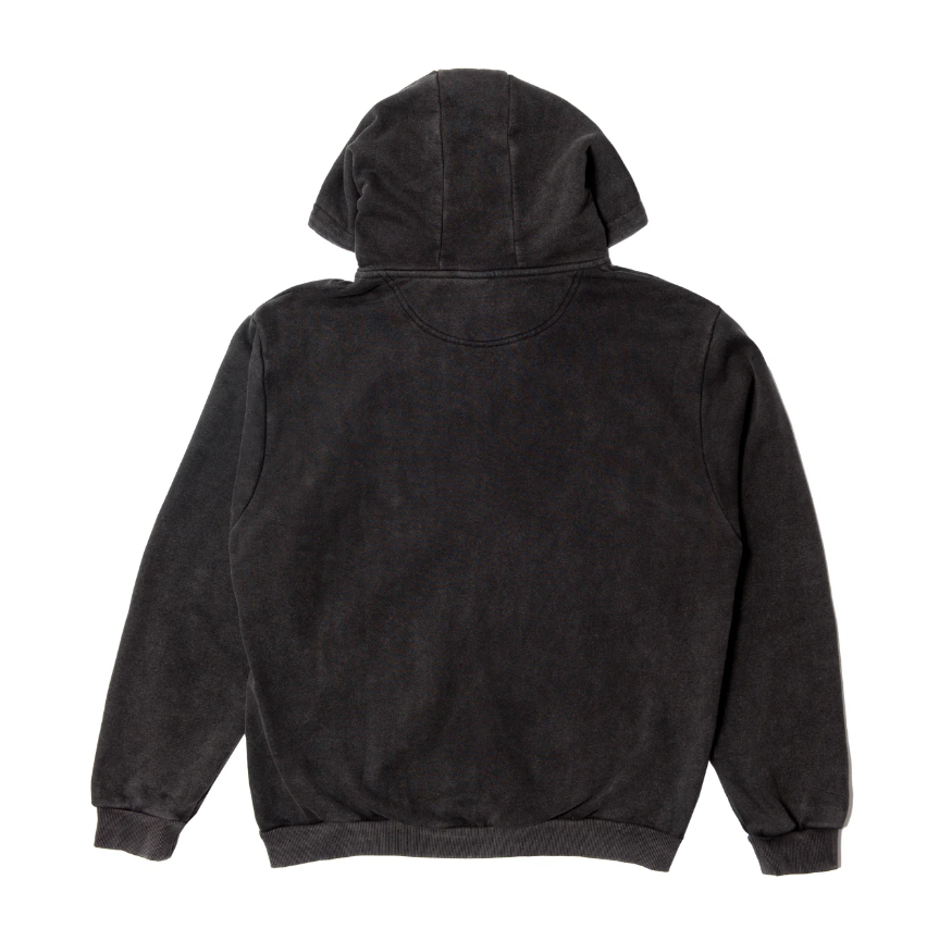 Hoddle: Watcher Zip Up Hood (Black Wash)