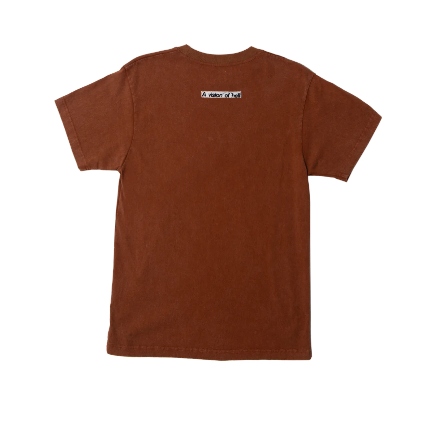 Hoddle: Vision Logo Tee (Brown)