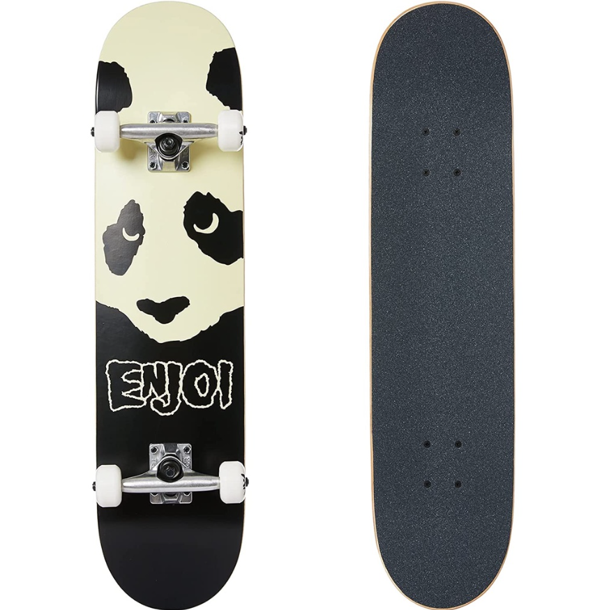 Enjoi Misfit Panda Black 7.625" x 31.3" Complete Skateboard