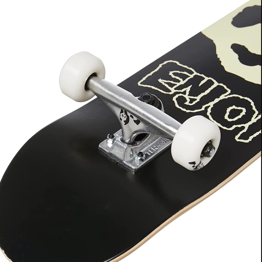 Enjoi Misfit Panda Black 7.625" x 31.3" Complete Skateboard