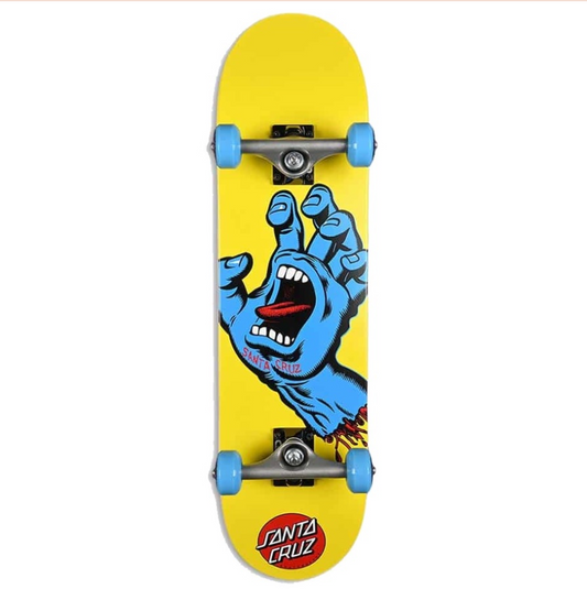 Santa Cruz Screaming Hand Yellow Mini 7.75" x 30.0"