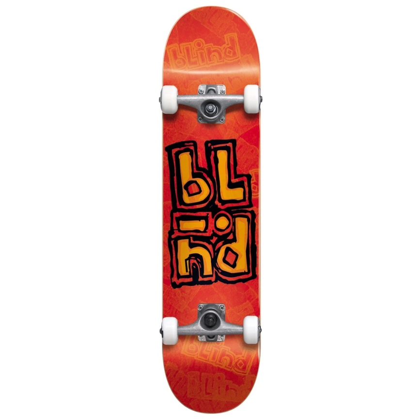 Blind OG Stacked Stamp Orange 8.0" x 31.5" Complete Skateboard