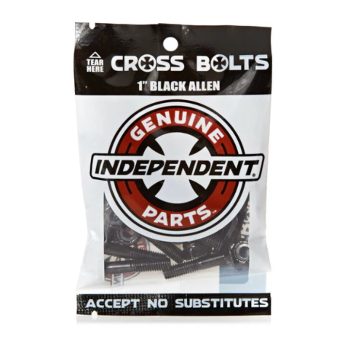 Independent Allen Hex Bolts Hardware 1" Black