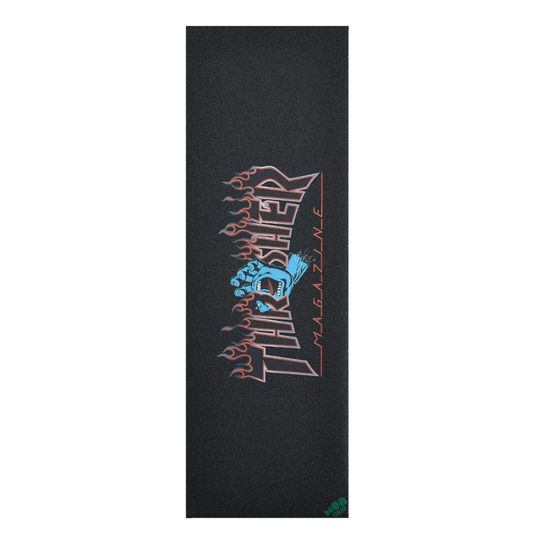 MOB x Thrasher x Santa Cruz Screaming Flame Logo 11" x 33" Griptape