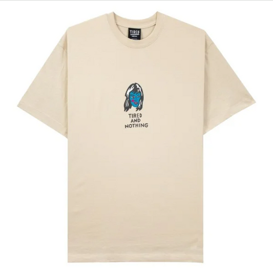 TIRED S/S GHOST TEE BEIGE