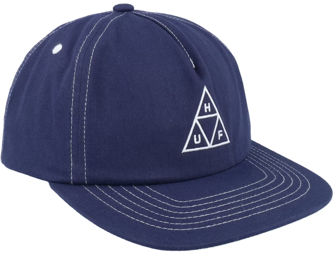 HUF WORLDWIDE SET TT SNAPBACK NAVY/WHITE