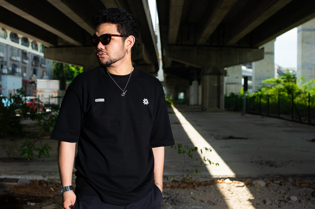 Burrow X Nimroc 'Kongsi Terang' T-Shirt (Black)