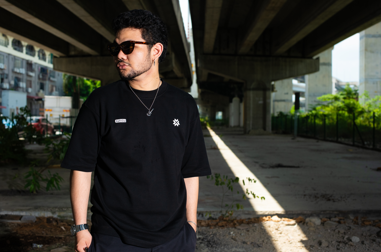 Burrow X Nimroc Kongsi Terang Tee (Black)