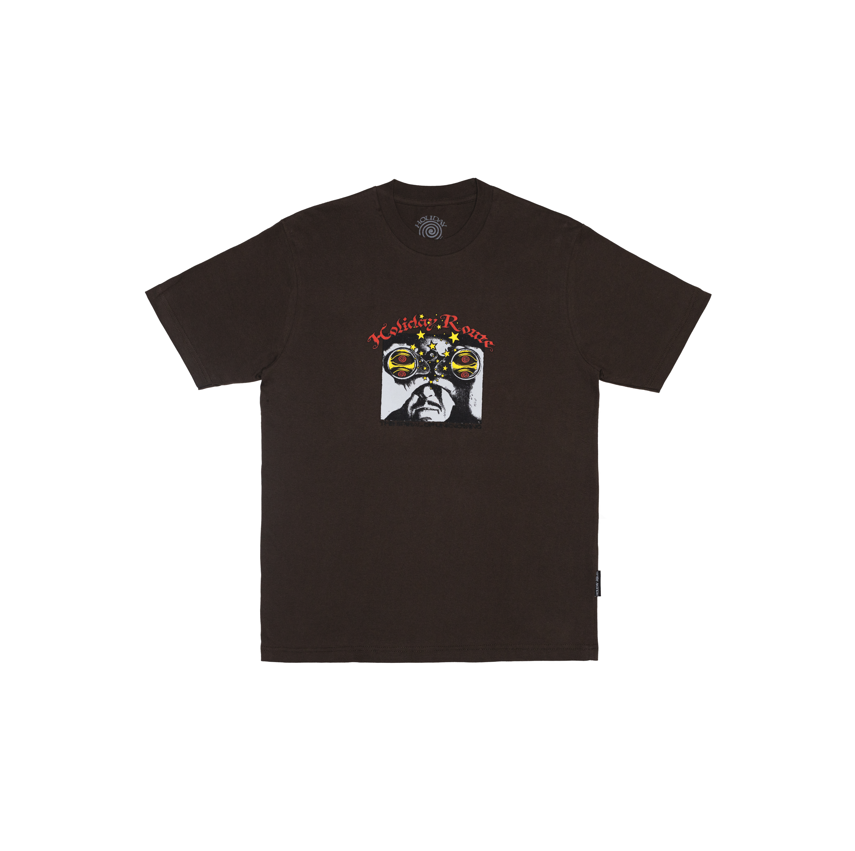 Holiday Route 'Spriral Of Unknown' T-Shirt (Chocolate)