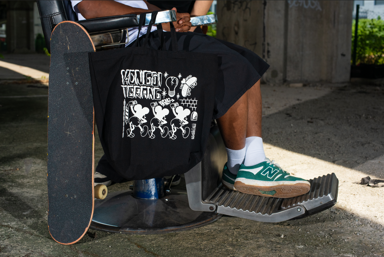 Burrow X Nimroc Kongsi Terang Totebag (Black)