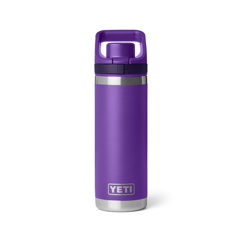 YETI 'Rambler 18 OZ' Water Bottle with Color-Matched Flip Chug Cap (Pace Purple)