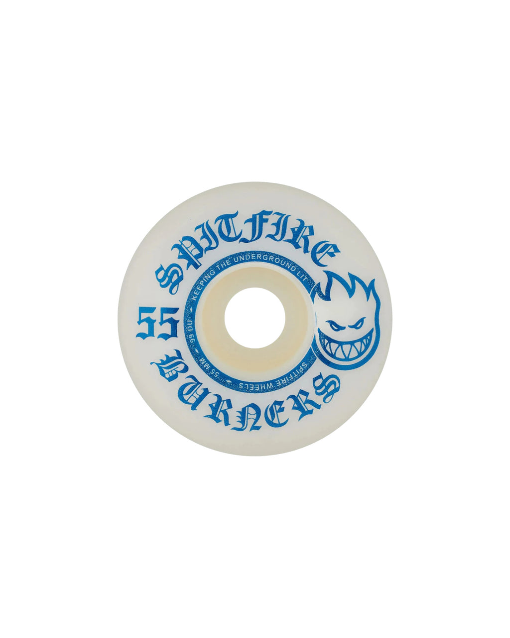 Spitfire 55mm (99A) 'Burner' Wheels (Blue)
