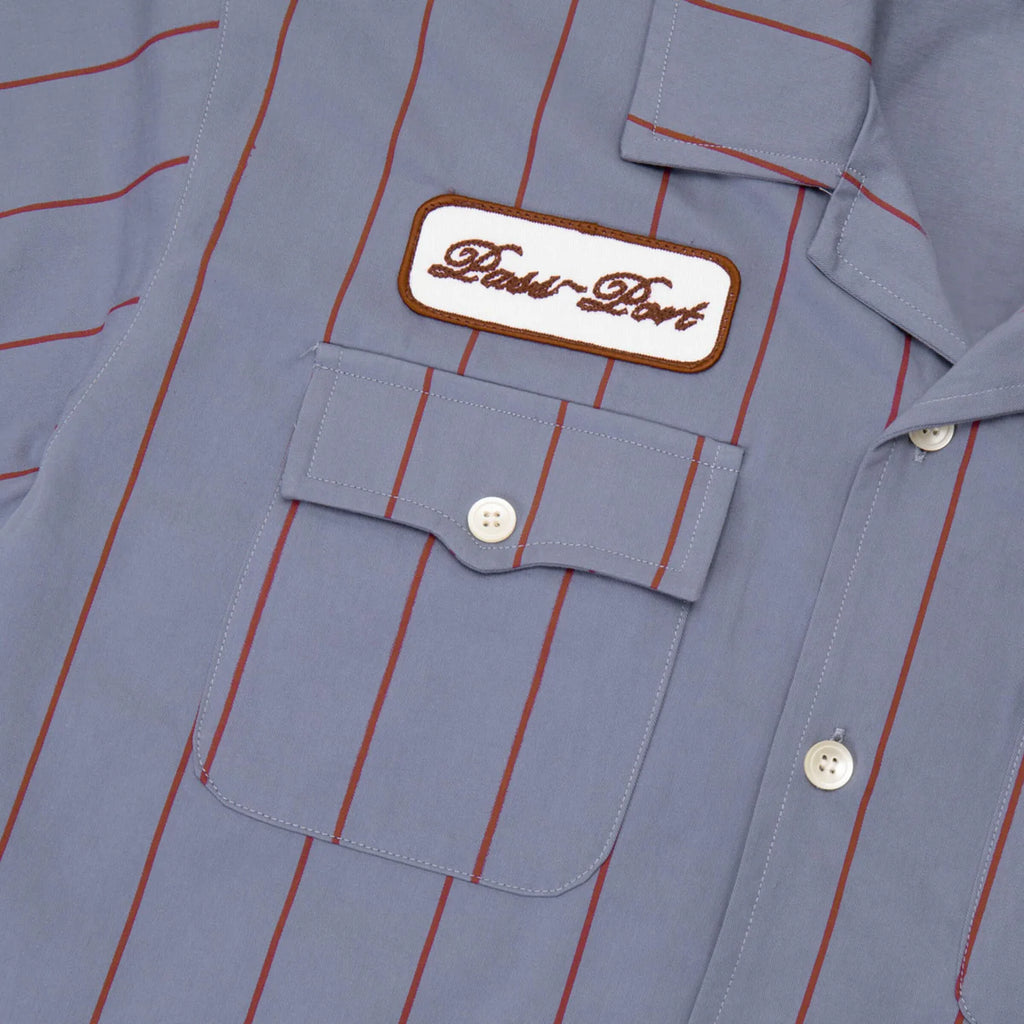 Pass~Port 'Striped Casual' T-Shirt (Light Blue)