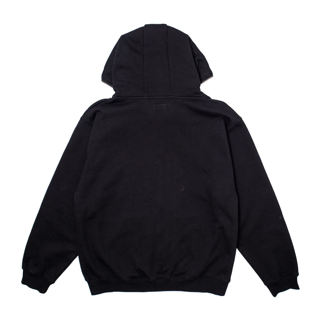 Hoddle Skateboards 'Full Zip' Hoodie (Black)