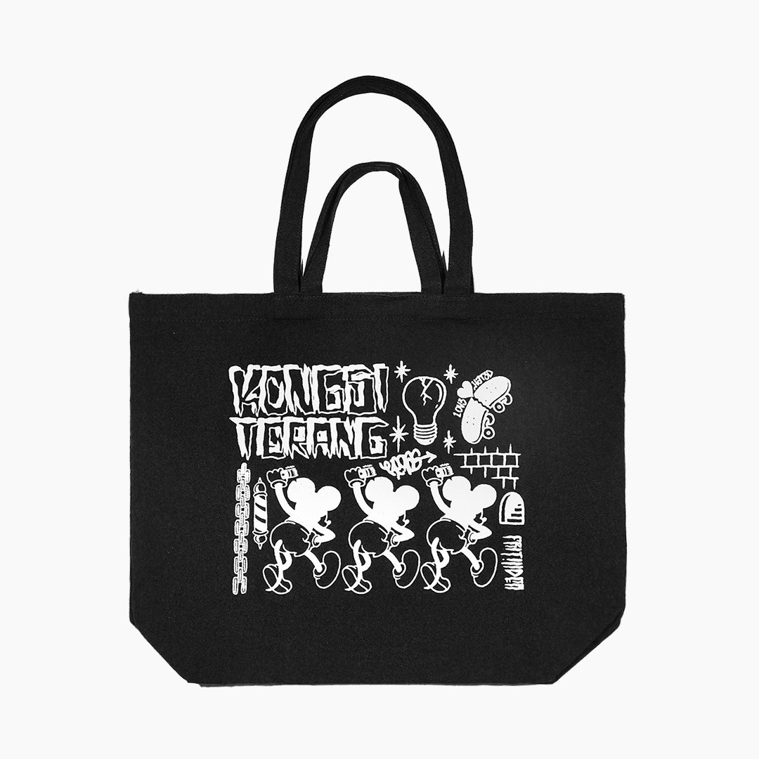 Burrow X Nimroc Kongsi Terang Totebag (Black)