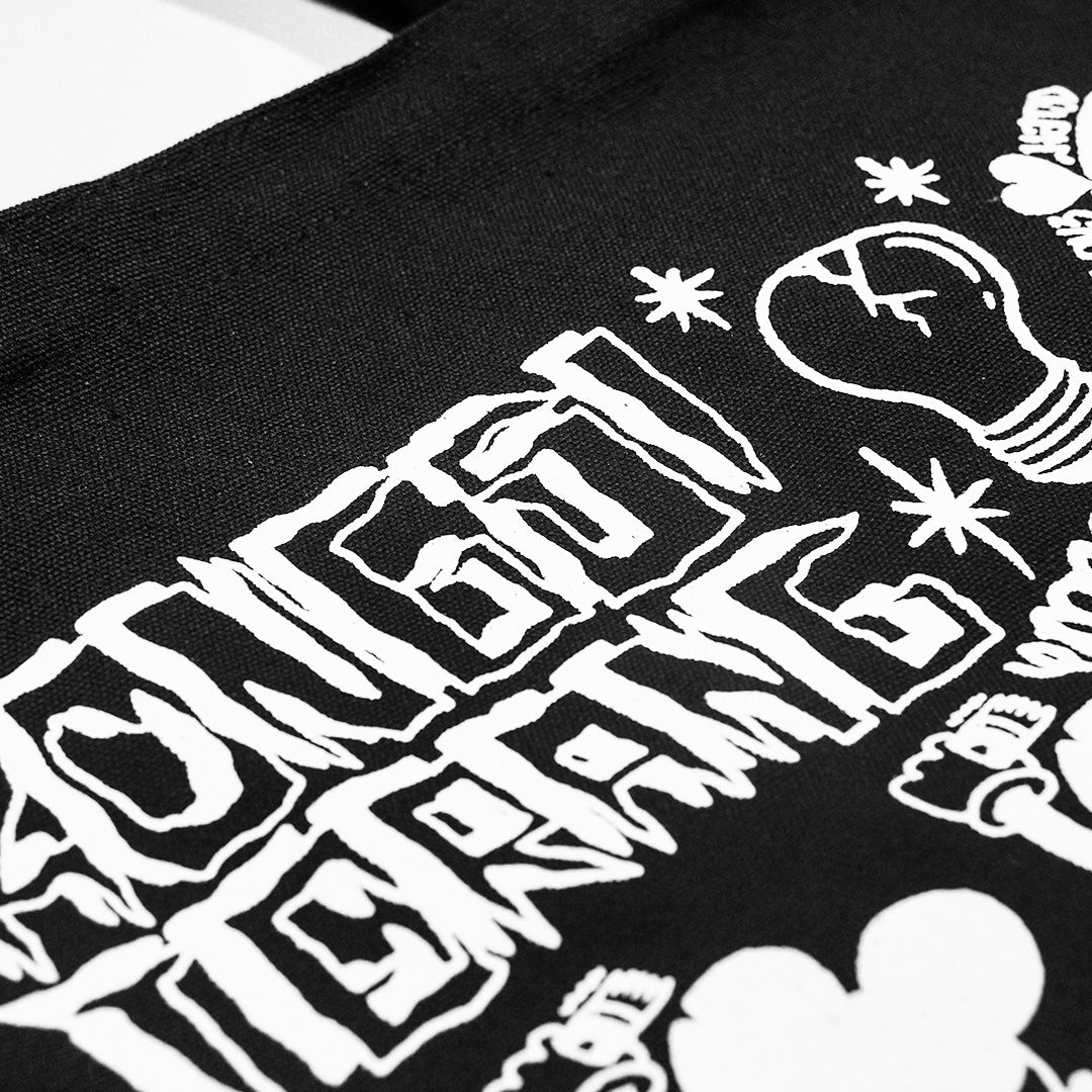 Burrow X Nimroc Kongsi Terang Totebag (Black)