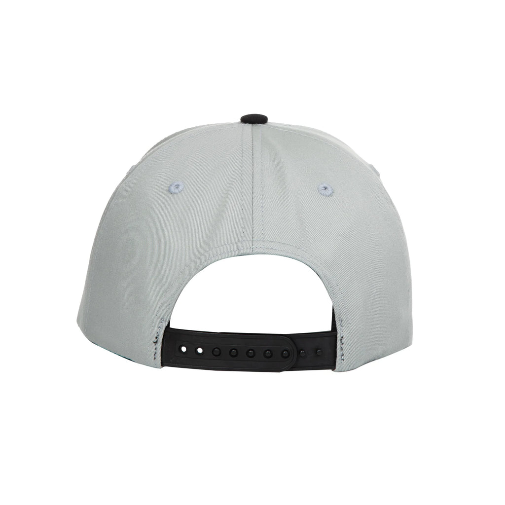 Tired Skateboards 'Stamp 2 Tone' 6 Panel Cap (Ash Black)