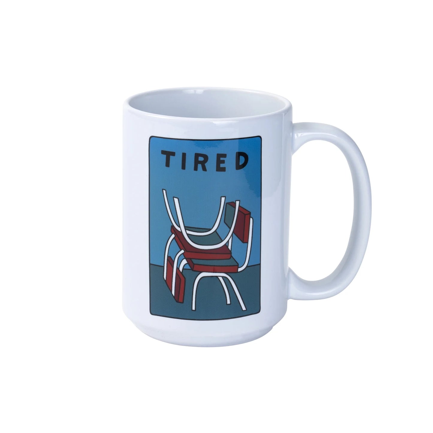 Tired Skateboards "Wobbly Seats" Mug