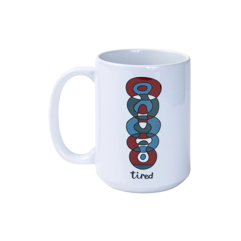 Tired Skateboards 'Wobbly Seats' Mug