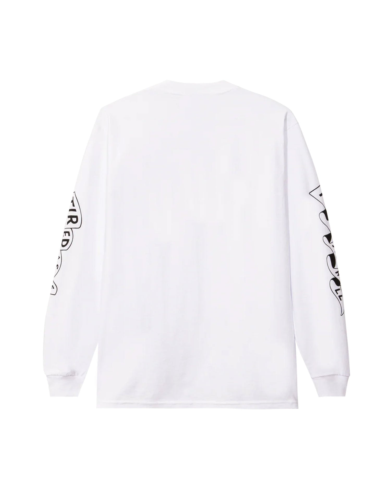 Tired Skateboards 'Tired As Hell' Long Sleeve T-Shirt (White)