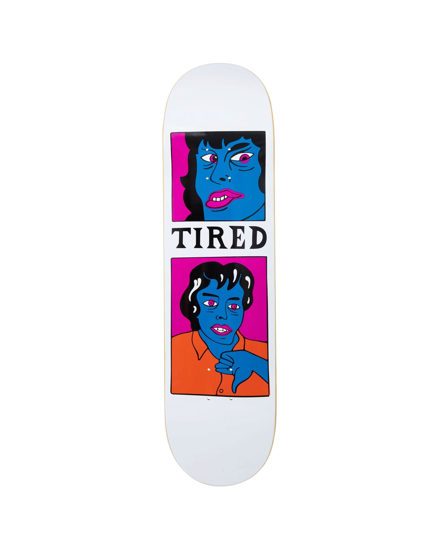 Tired Skateboards 8.25" 'Thum Down Board Regular' Deck