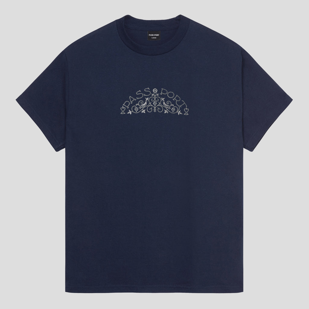Pass~Port 'Vineyard Birds' T-Shirt (Navy)