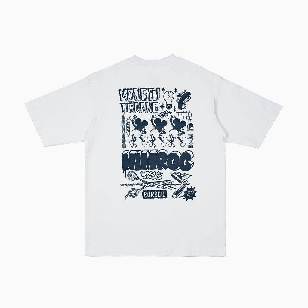 Burrow X Nimroc 'Kongsi Terang' T-Shirt (White)