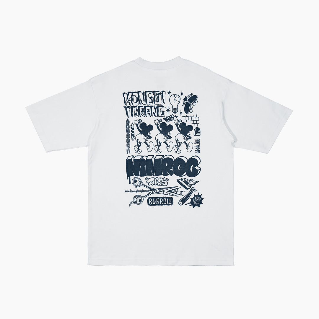 Burrow X Nimroc Kongsi Terang Tee (White)