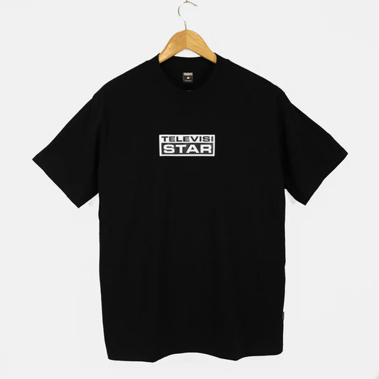 TELEVISI STAR T SHIRT LOGOBOX BLACK