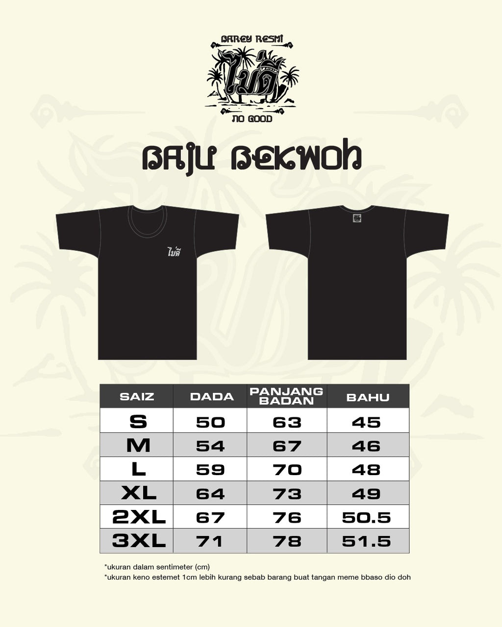 NO GOOD 'Bekwoh' T-Shirt (Black)