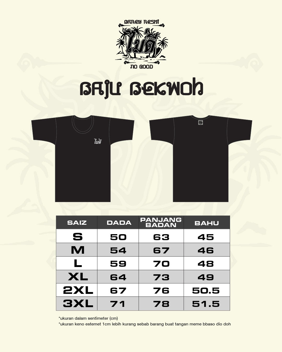 NO GOOD 'Bekwoh' T-Shirt (Black)