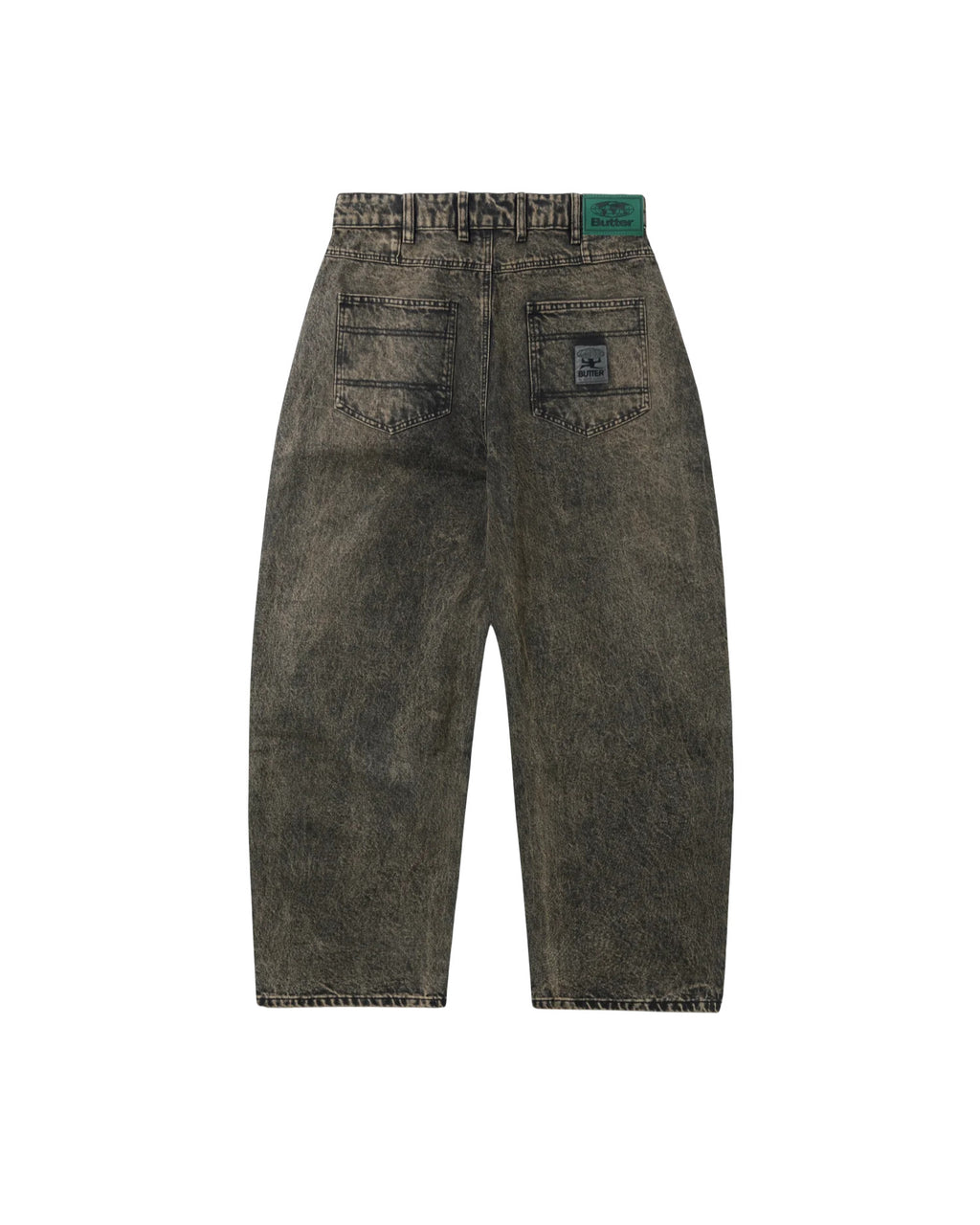 Butter Goods 'Wide Cut Denim' Pants (Washed Brown)