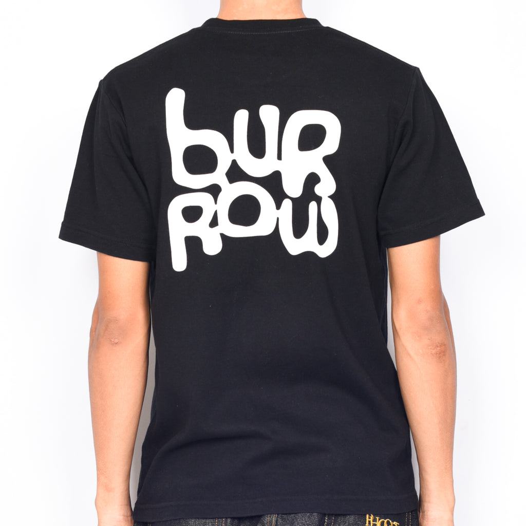 Burrow 'Stacked Logo' T-Shirt (Black)
