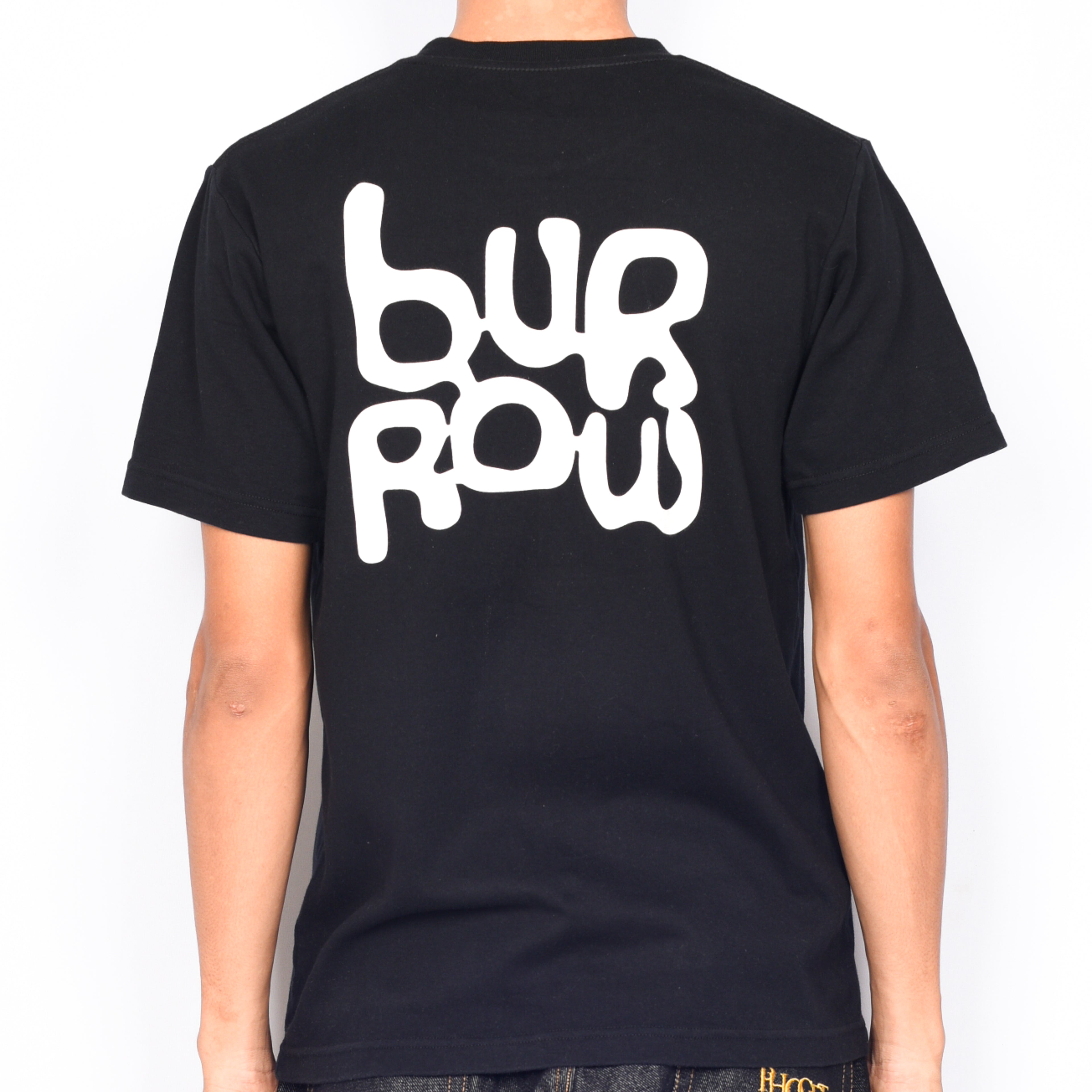 Burrow 'Stacked Logo' T-Shirt (Black)