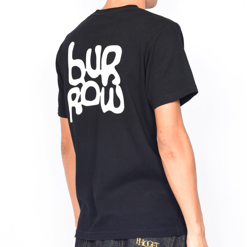 Burrow 'Stacked Logo' T-Shirt (Black)