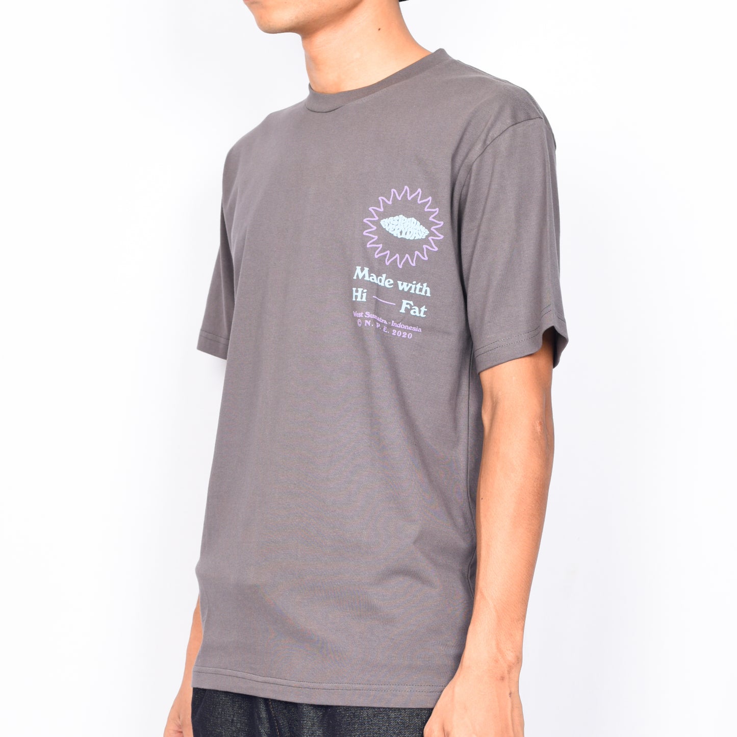 Nasi Padang Everyday "Cahaya Minang" T-Shirt (Dark Grey)