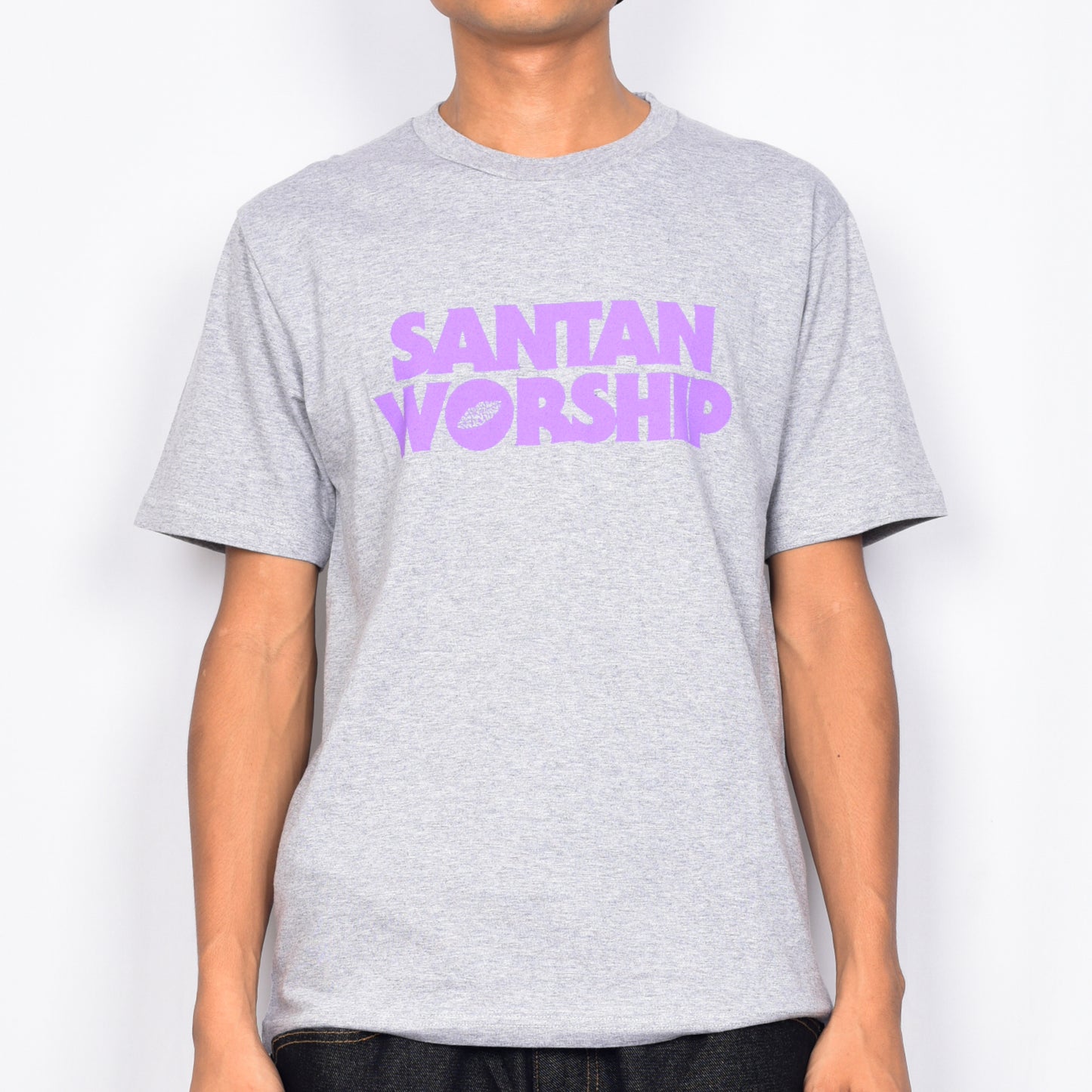 Nasi Padang Everyday "Santan Worship" T-Shirt (Misty Grey)