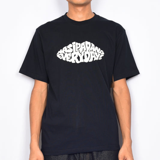 Nasi Padang Everyday "Full Lips Logo" T-Shirt (Black)