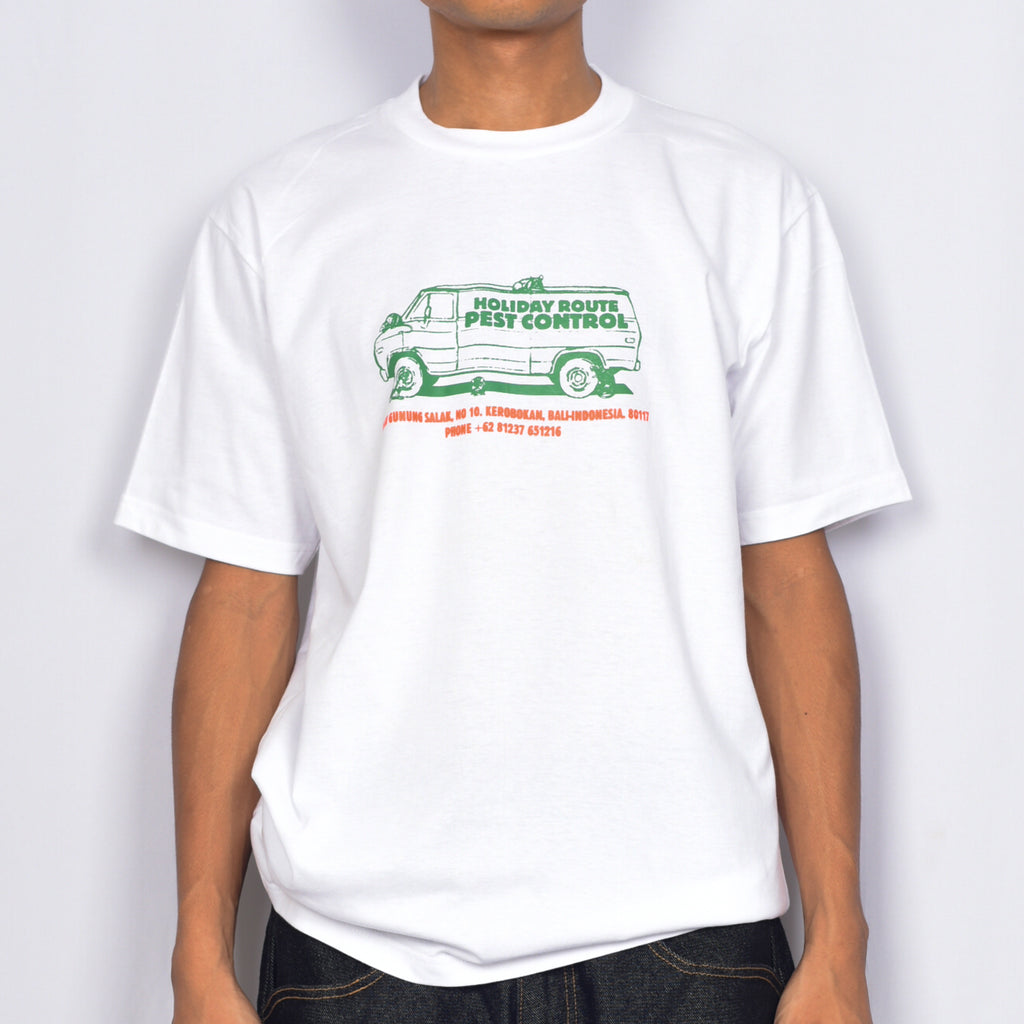 Holiday Route 'Pest Control' T-Shirt (White)