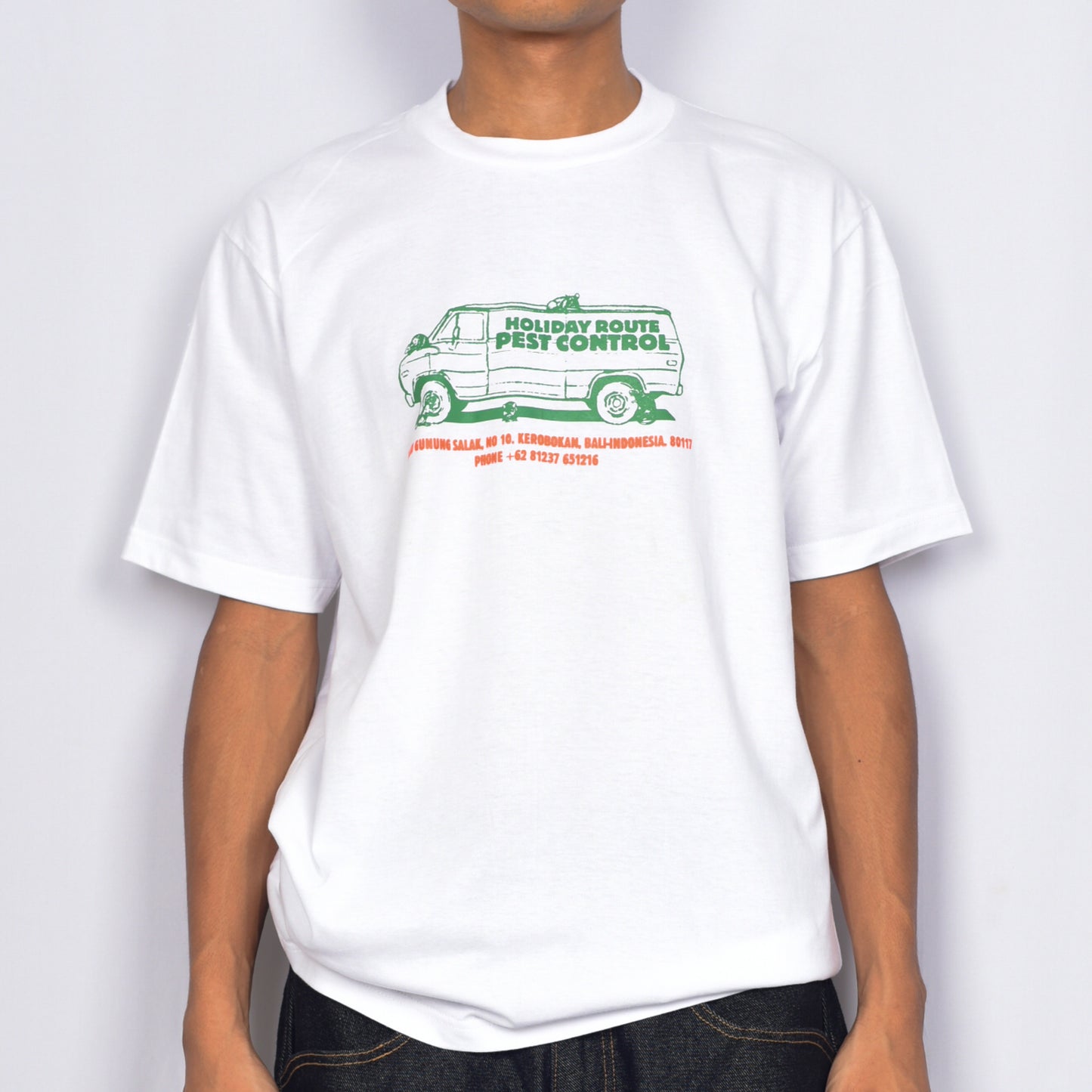 Holiday Route "Pest Control" T-Shirt (White)