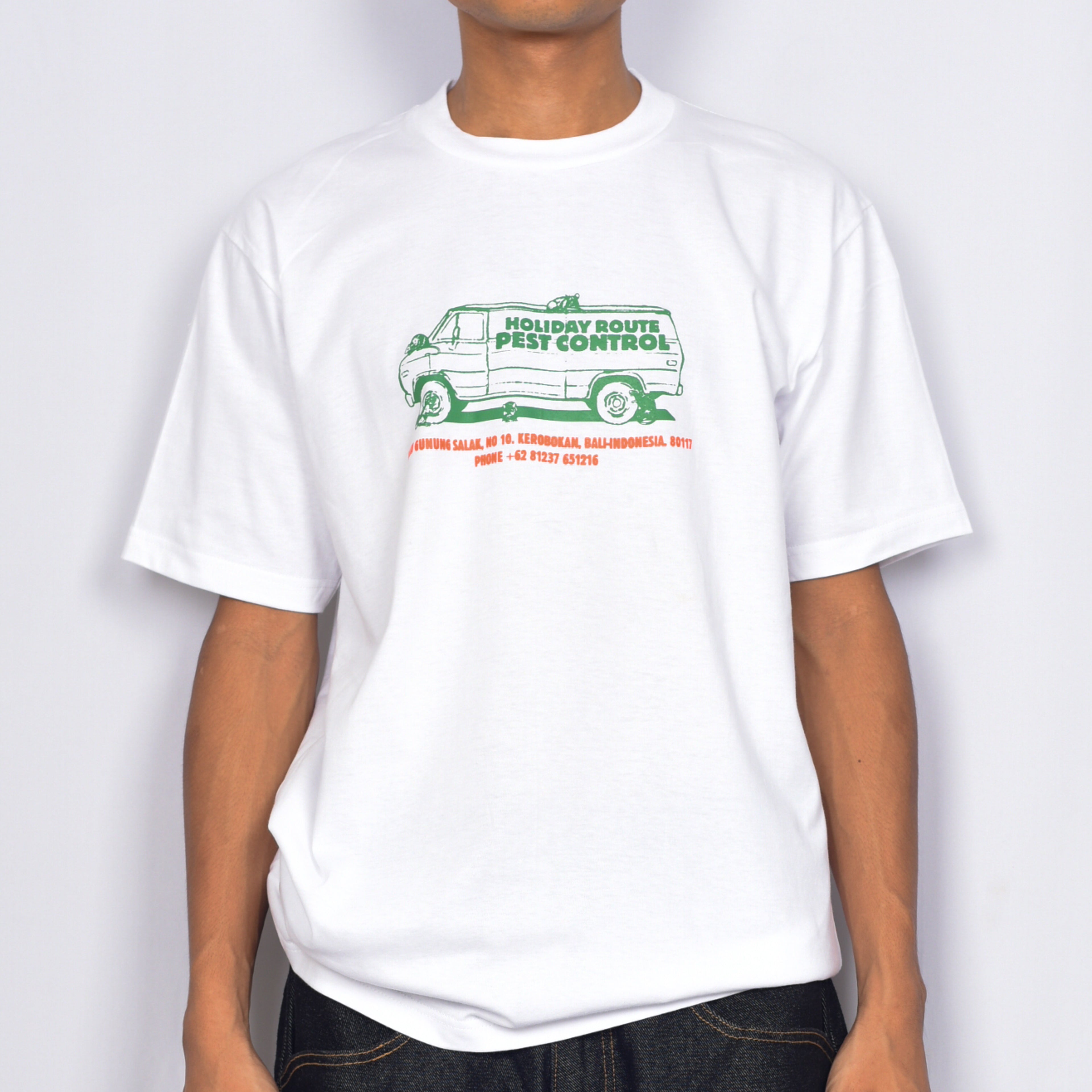 Holiday Route 'Pest Control' T-Shirt (White)