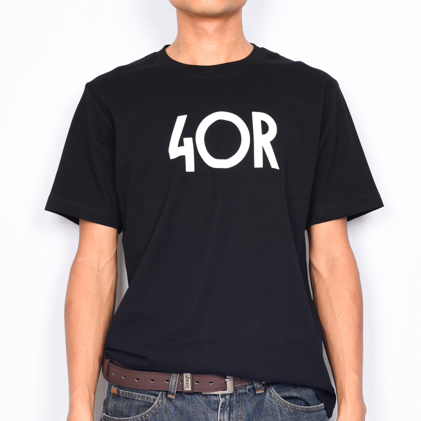 4OR "Classic Logo" T-Shirt (Black)